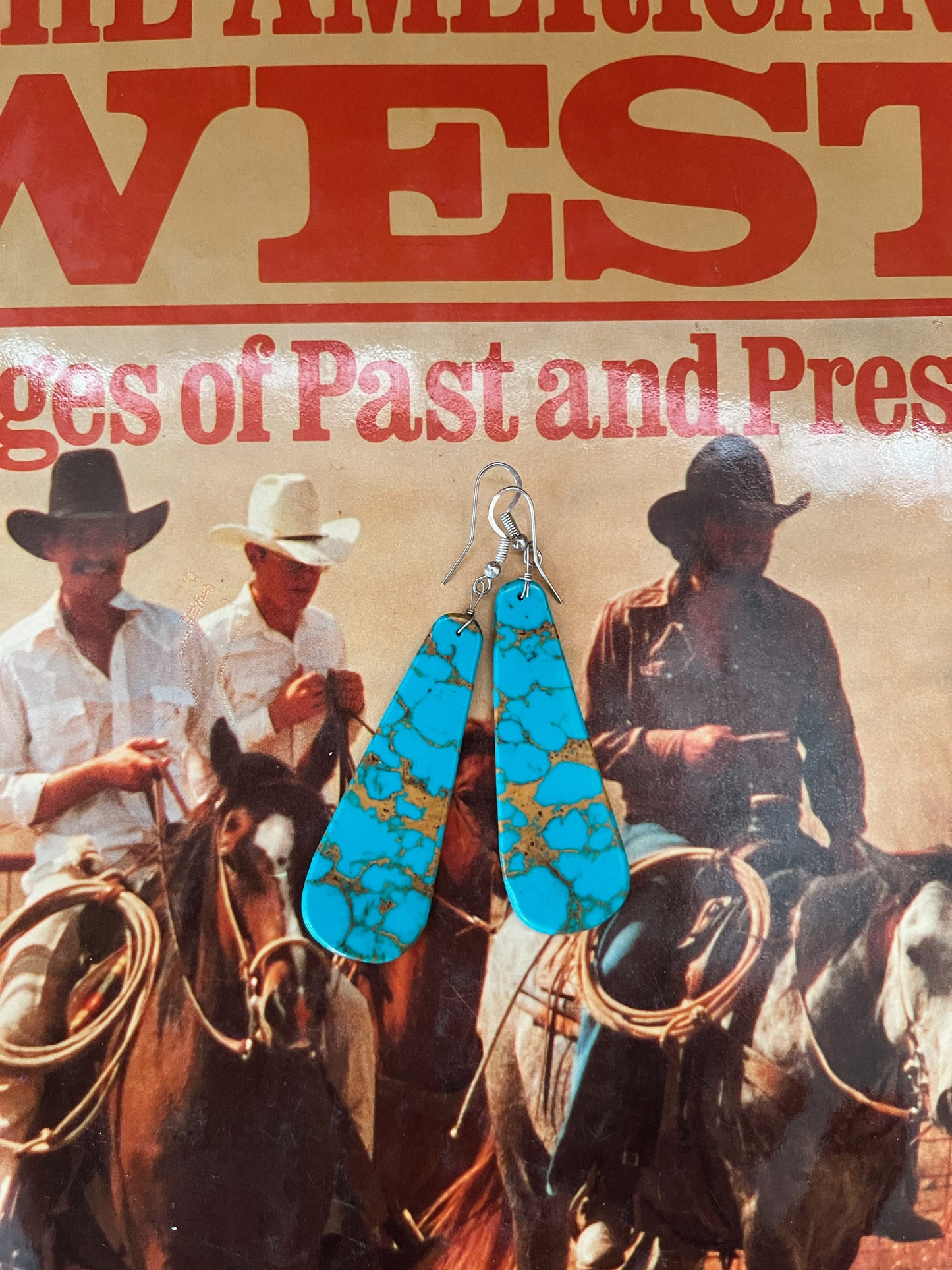 Faux Turquoise Earrings