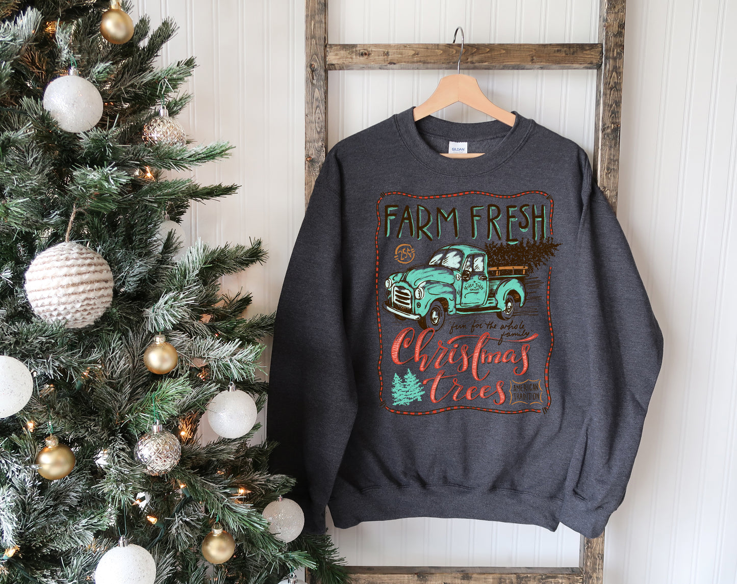 Farm Fresh Christmas Trees Unisex Sweatshirt