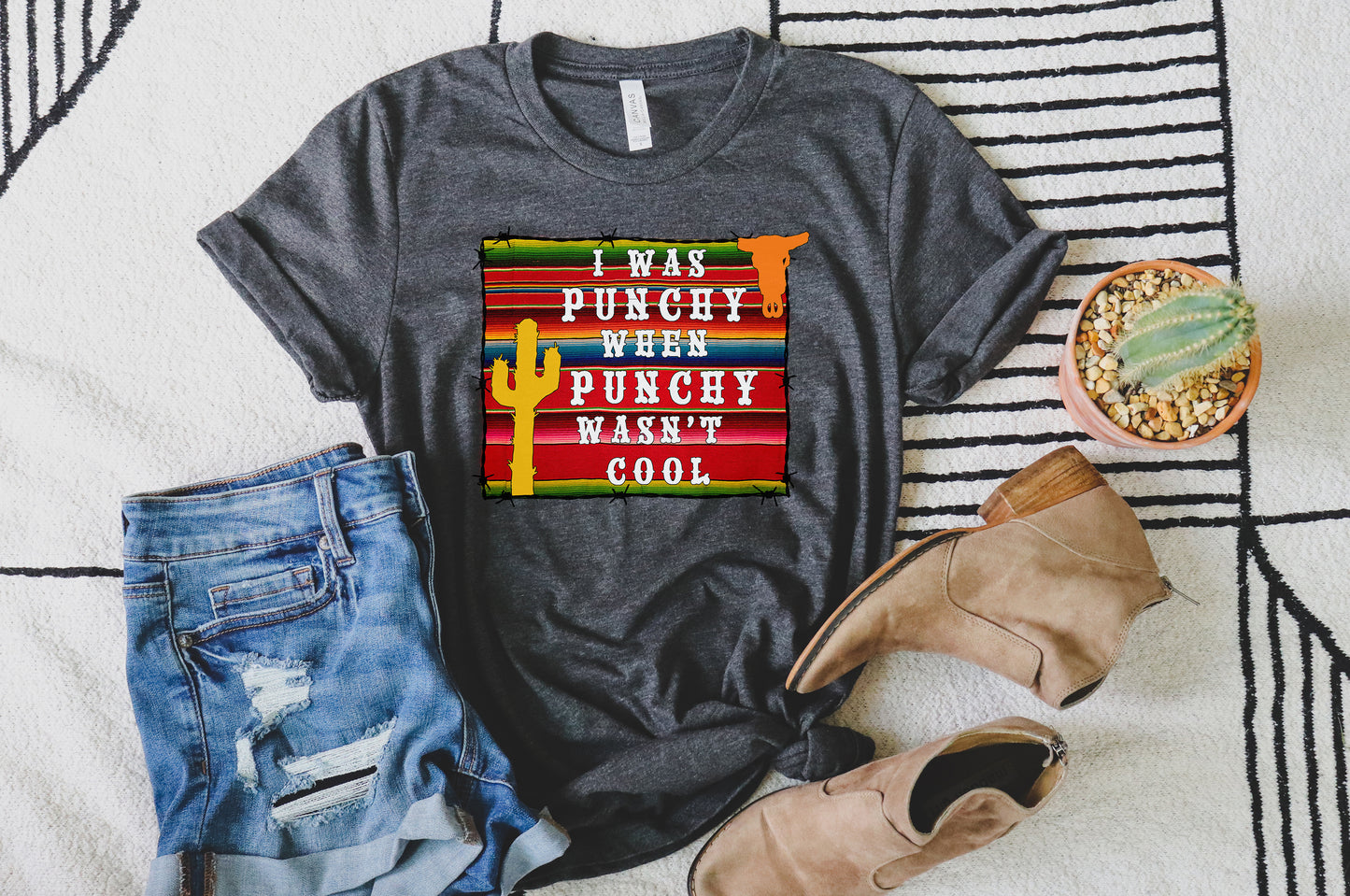 Punchy Serape Short-Sleeve Unisex T-Shirt