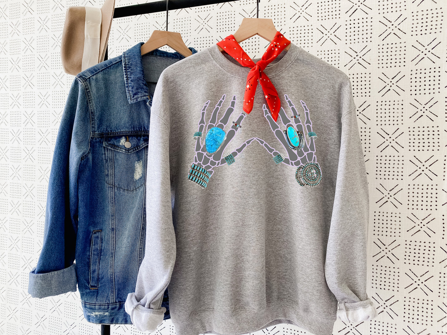 Spooky Fingers Halloween Unisex Sweatshirt