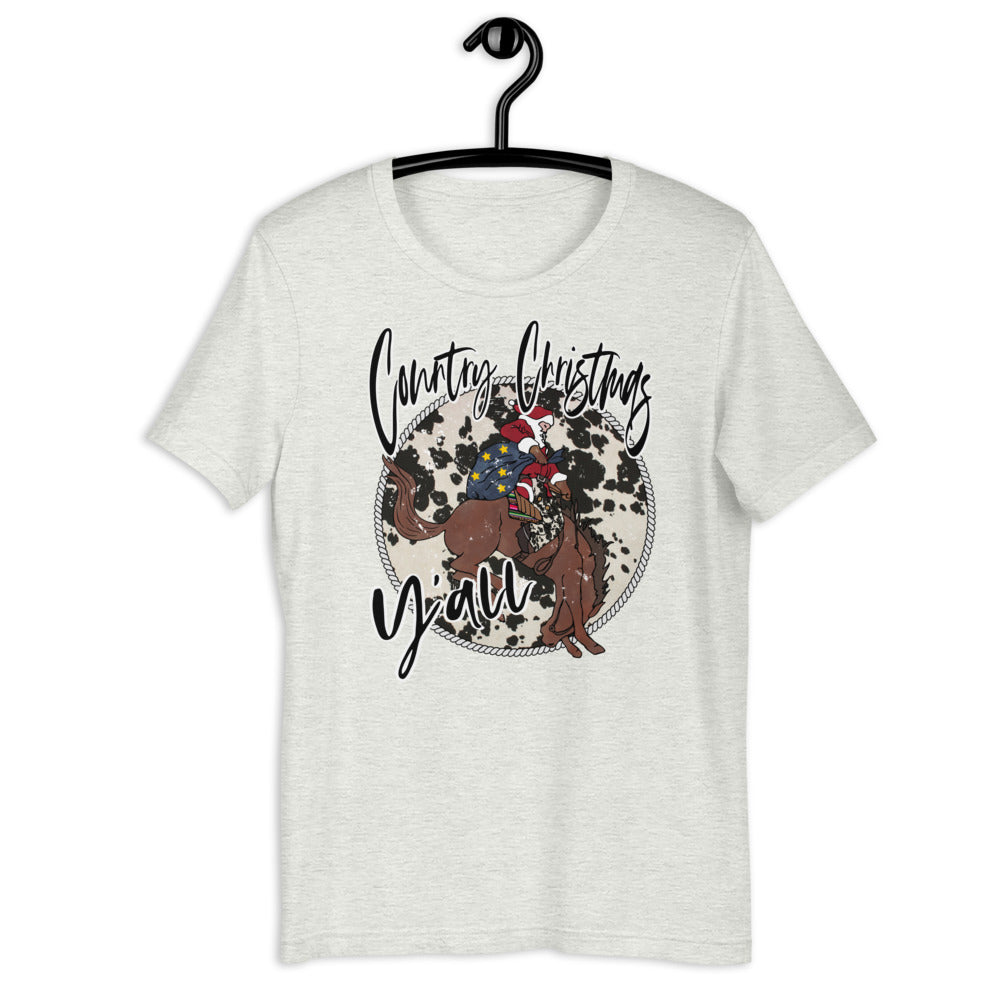 Country Christmas Y'all Short-Sleeve Unisex T-Shirt