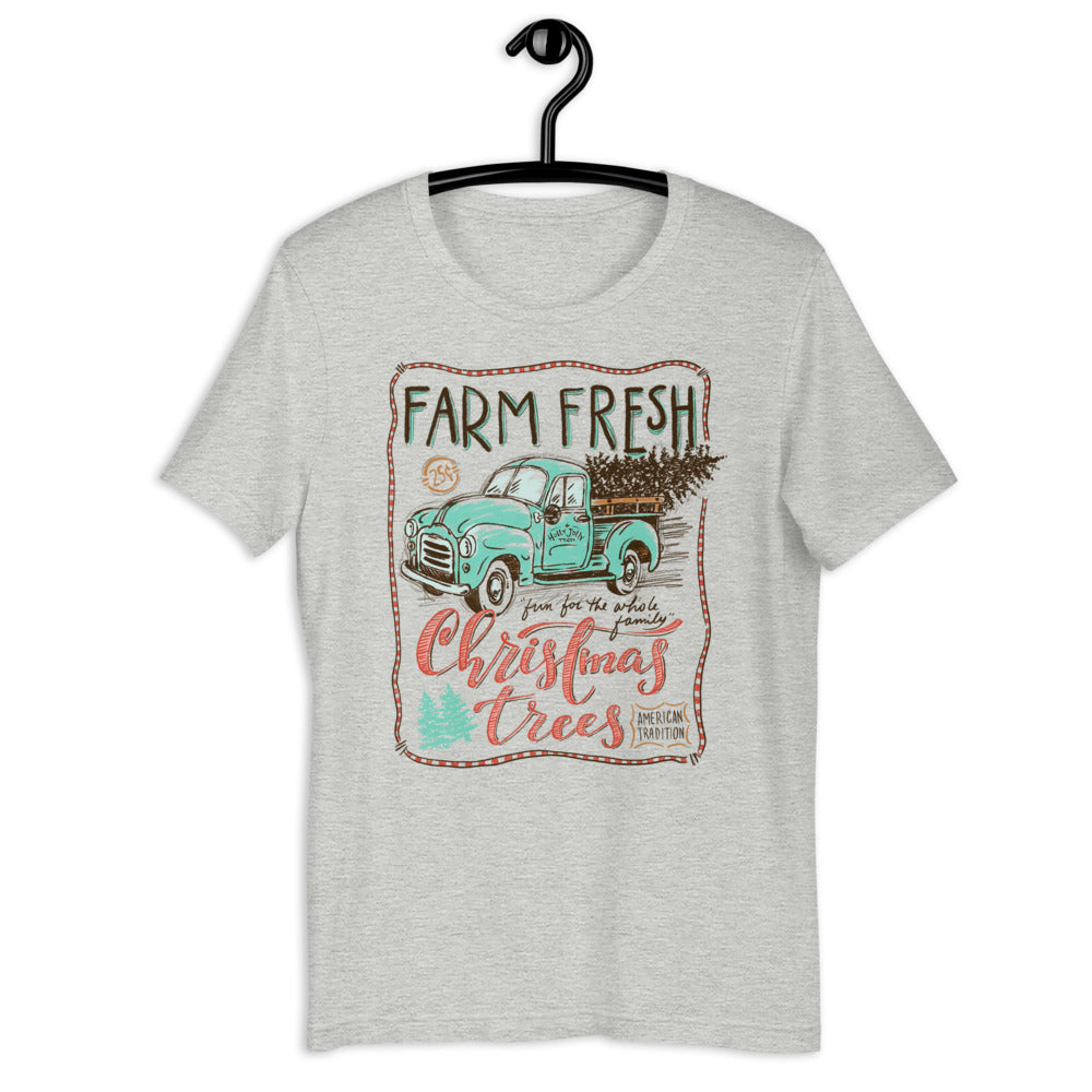 Farm Fresh Christmas Trees Short-Sleeve Unisex T-Shirt