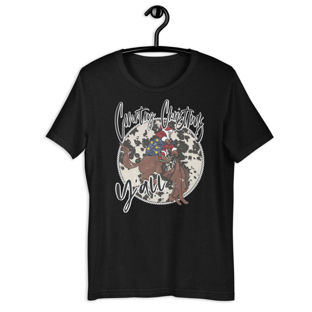 Country Christmas Y'all Short-Sleeve Unisex T-Shirt