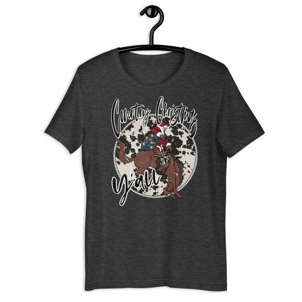 Country Christmas Y'all Short-Sleeve Unisex T-Shirt