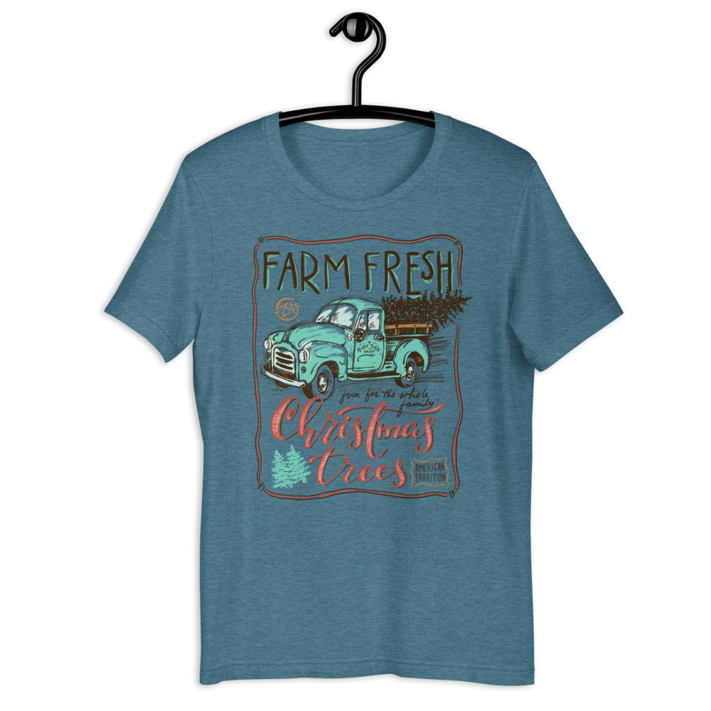 Farm Fresh Christmas Trees Short-Sleeve Unisex T-Shirt