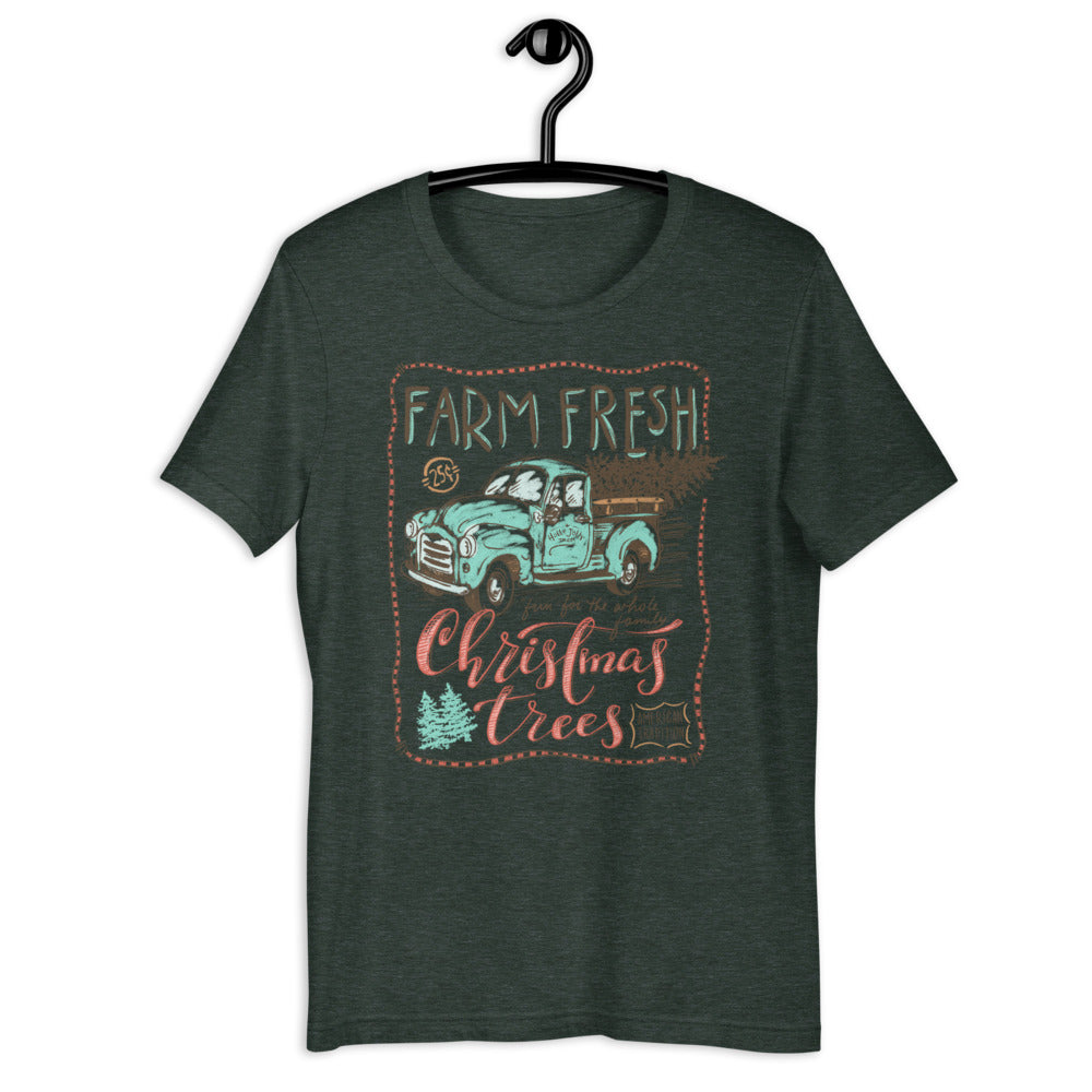 Farm Fresh Christmas Trees Short-Sleeve Unisex T-Shirt