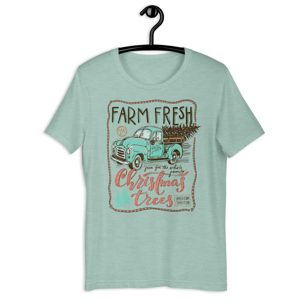 Farm Fresh Christmas Trees Short-Sleeve Unisex T-Shirt