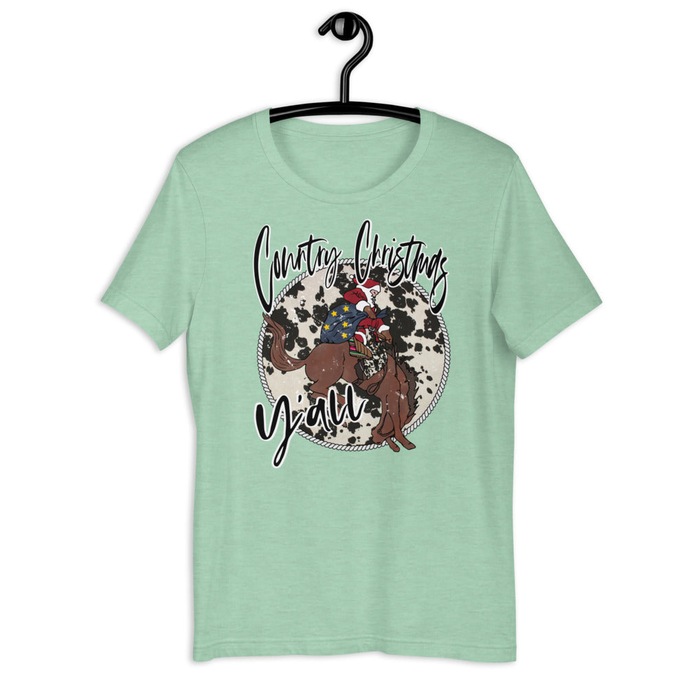 Country Christmas Y'all Short-Sleeve Unisex T-Shirt