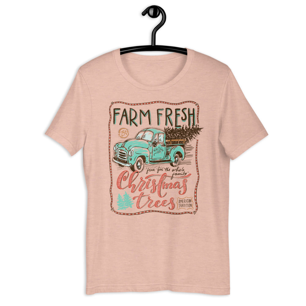 Farm Fresh Christmas Trees Short-Sleeve Unisex T-Shirt