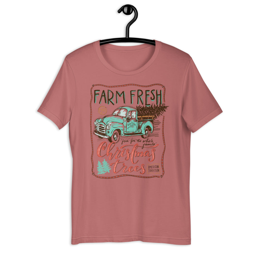 Farm Fresh Christmas Trees Short-Sleeve Unisex T-Shirt