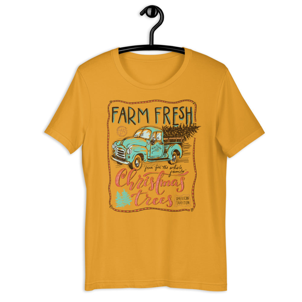 Farm Fresh Christmas Trees Short-Sleeve Unisex T-Shirt