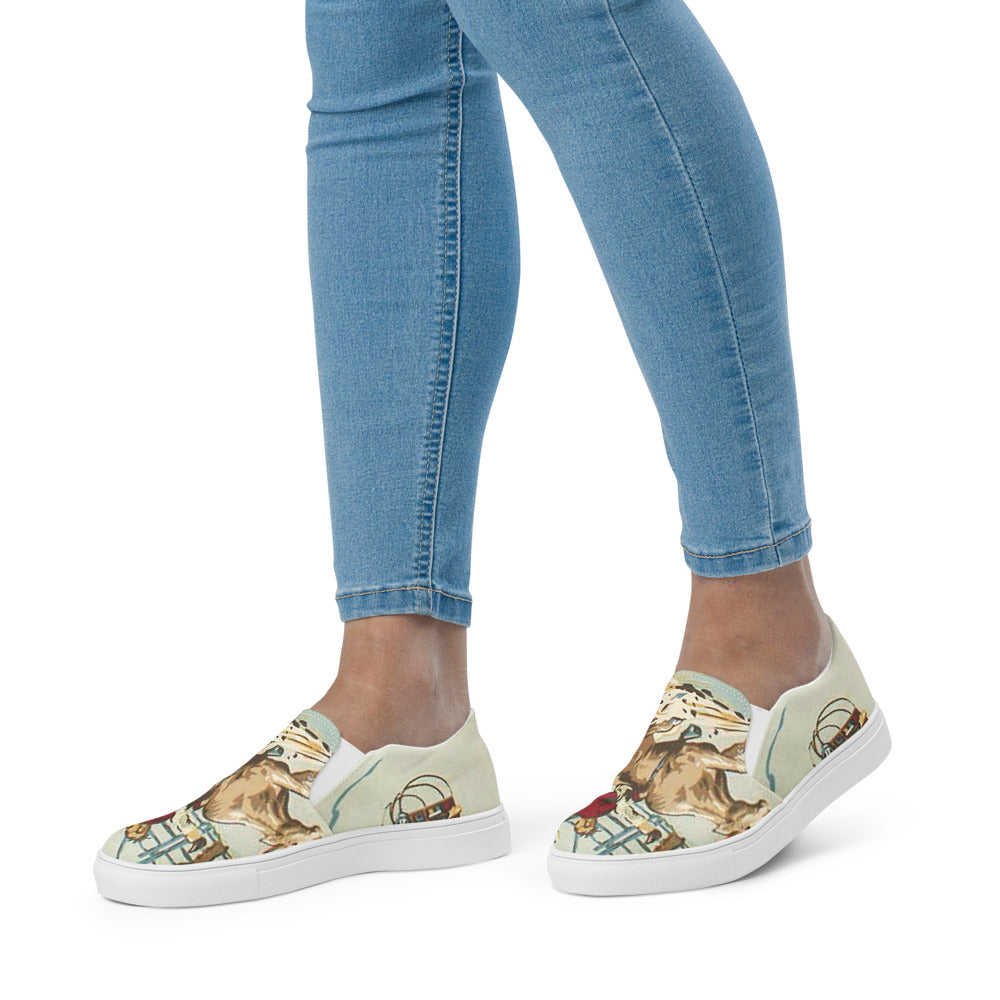Retro West Women’s slip on canvas shoes