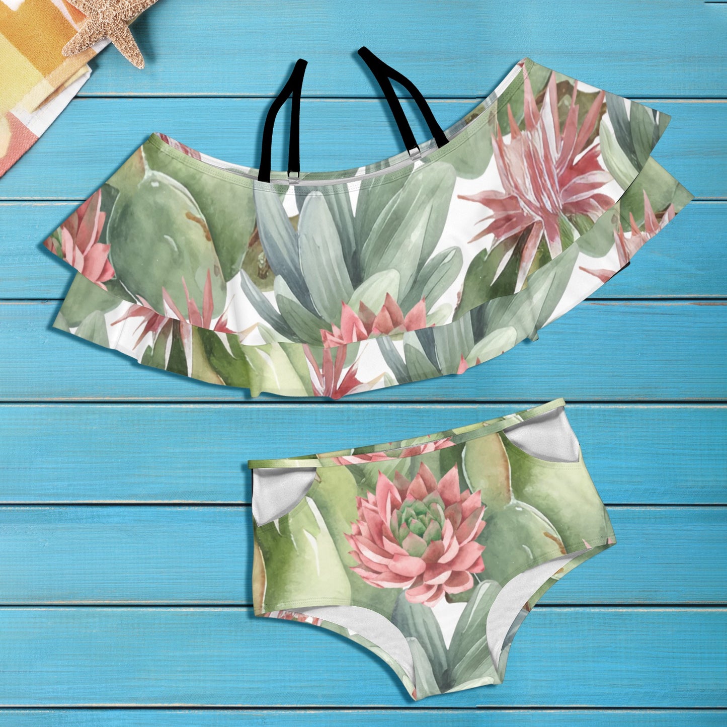 Cactus Flounce Bikini