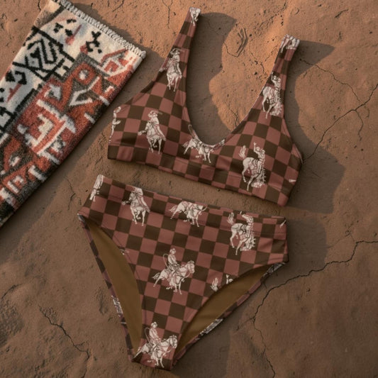 Western Luxe high-waisted bikini