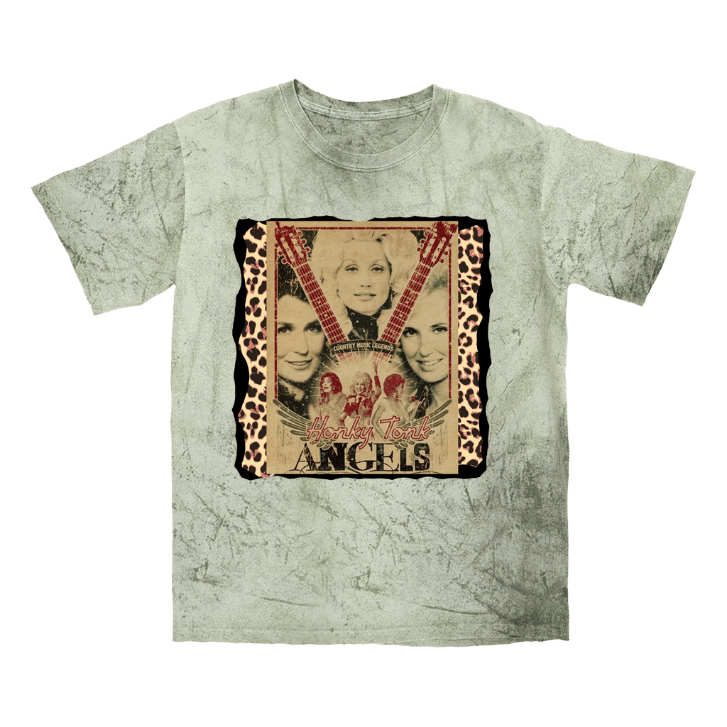 Honkey Tonk Angels Graphic Tie Dye T-Shirts