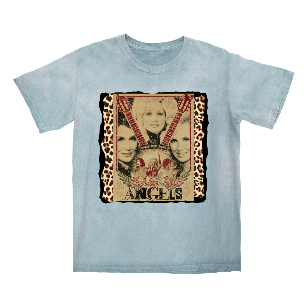 Honkey Tonk Angels Graphic Tie Dye T-Shirts