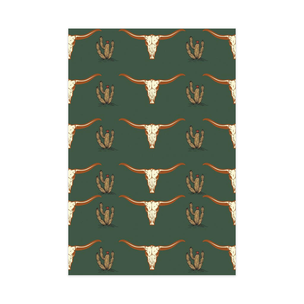 Longhorn Wrapping Paper