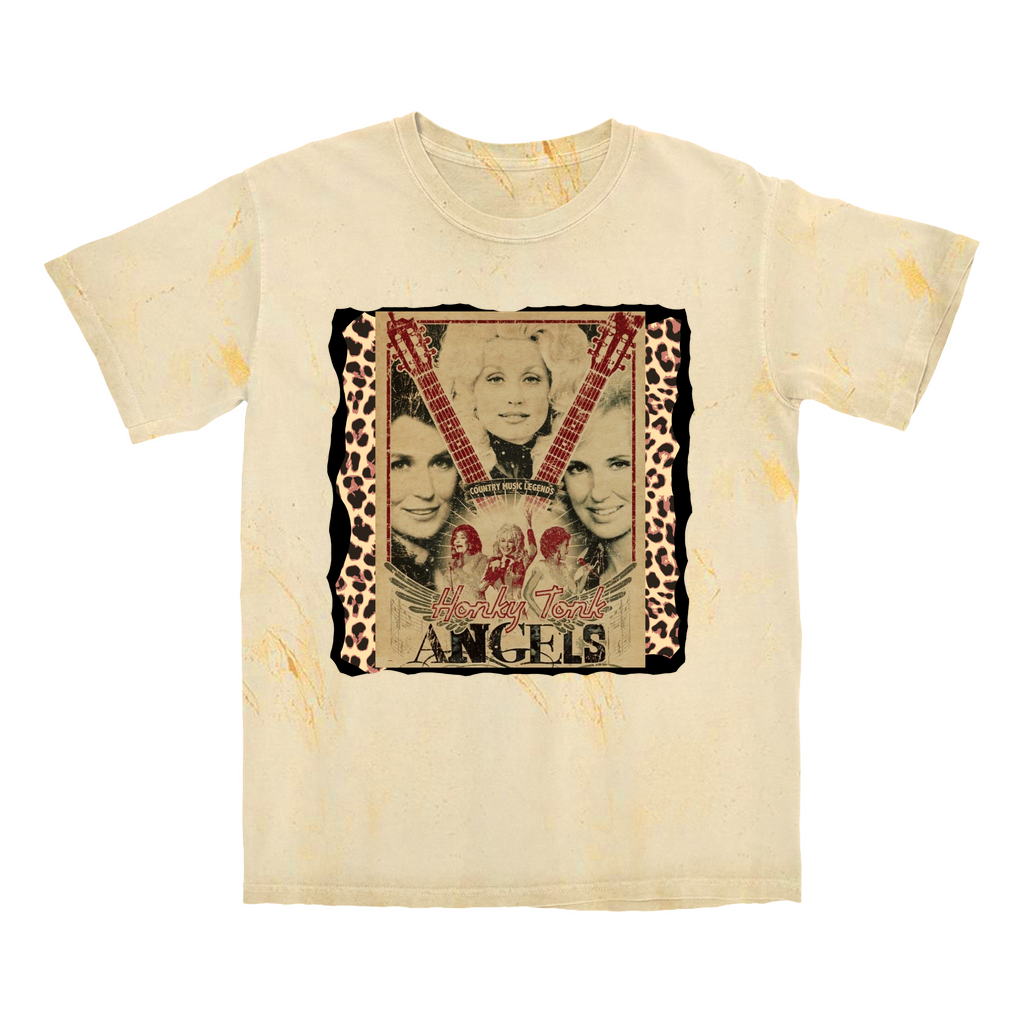 Honkey Tonk Angels Graphic Tie Dye T-Shirts