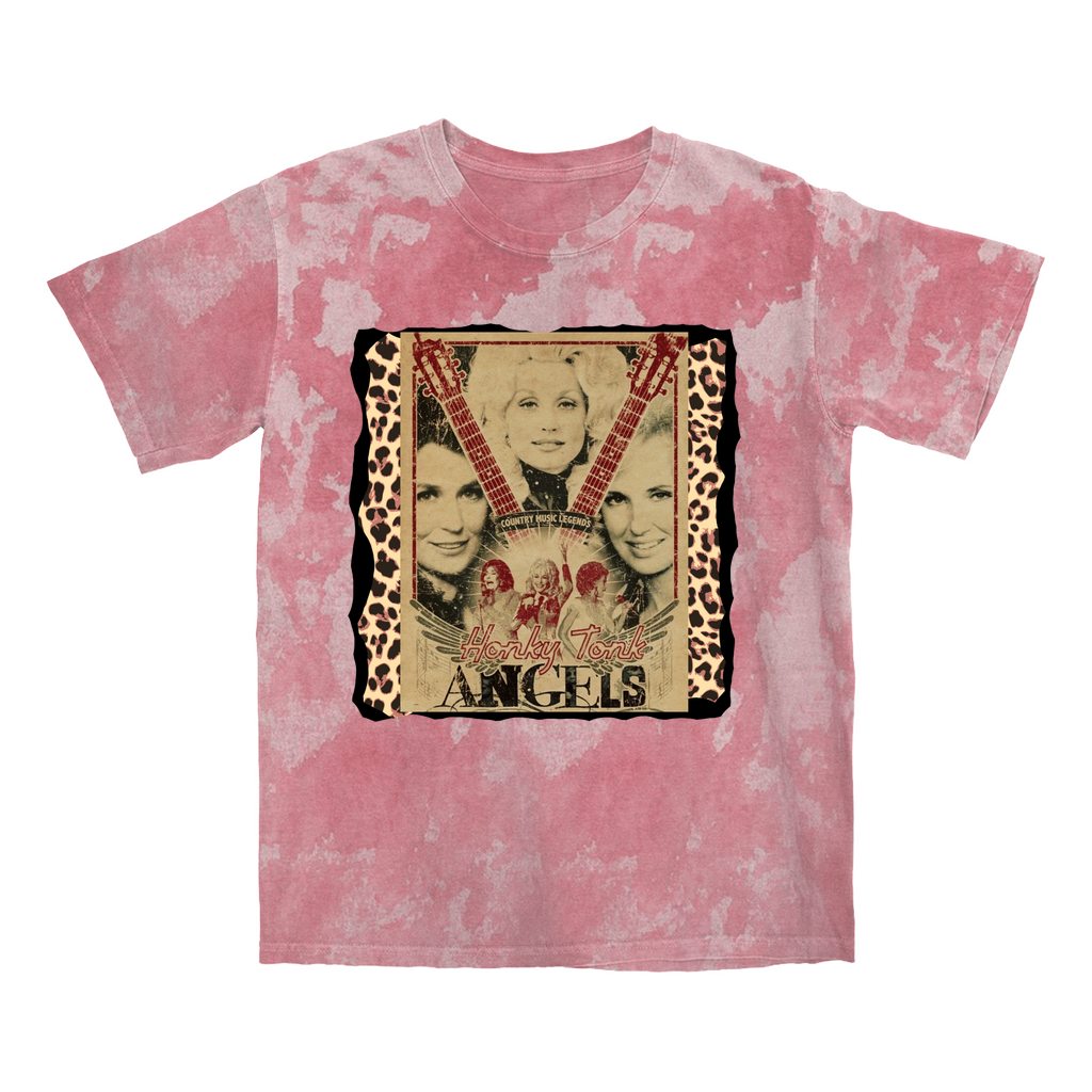 Honkey Tonk Angels Graphic Tie Dye T-Shirts