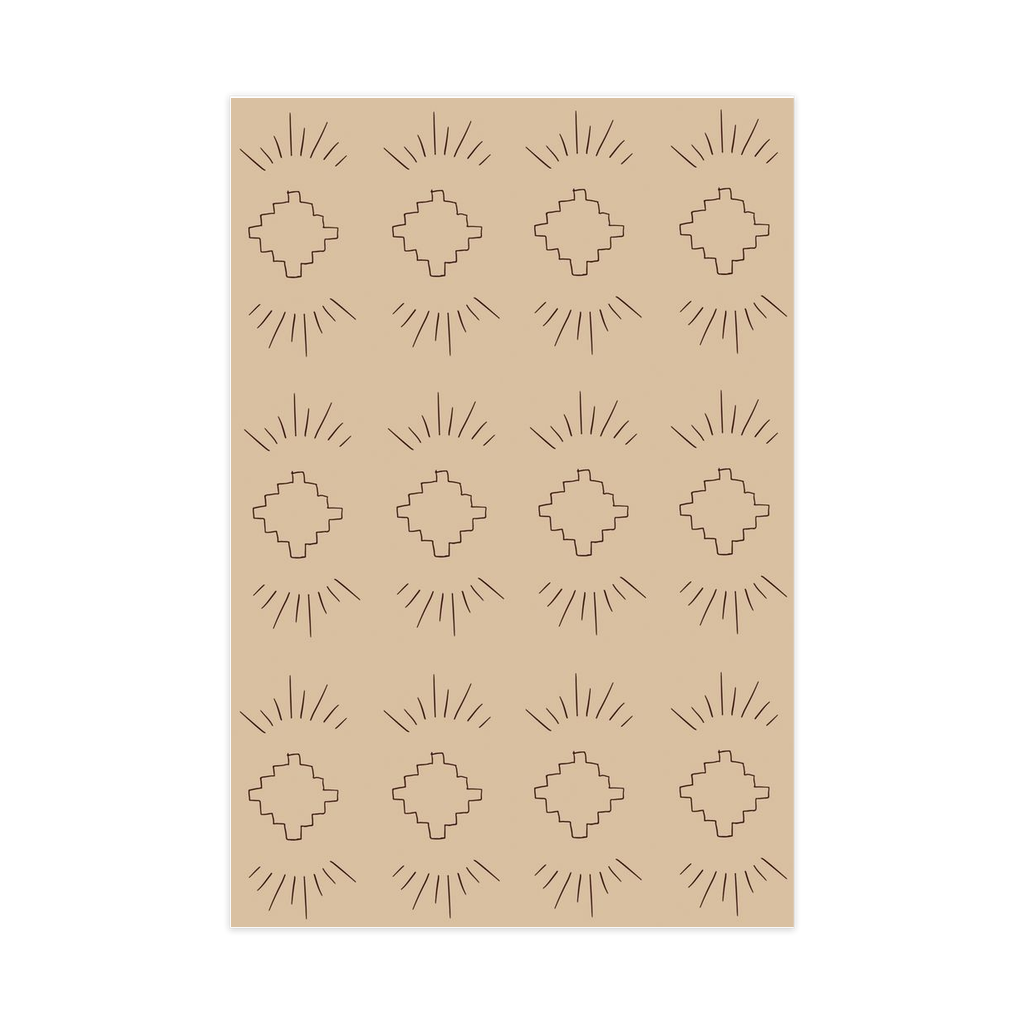 Minimal Aztec Wrapping Paper