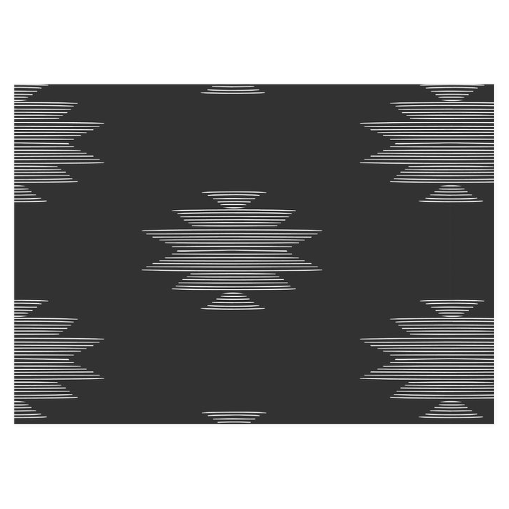 Black and White Aztec Wrapping Paper