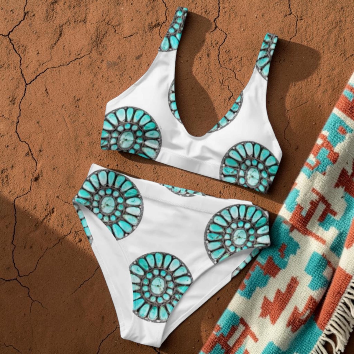 Western Jewel high-waisted bikini