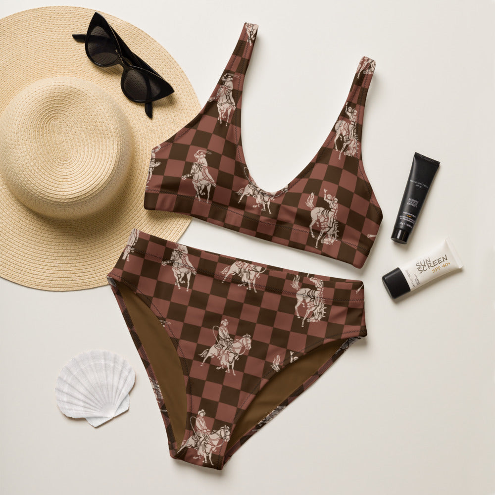 Western Luxe high-waisted bikini