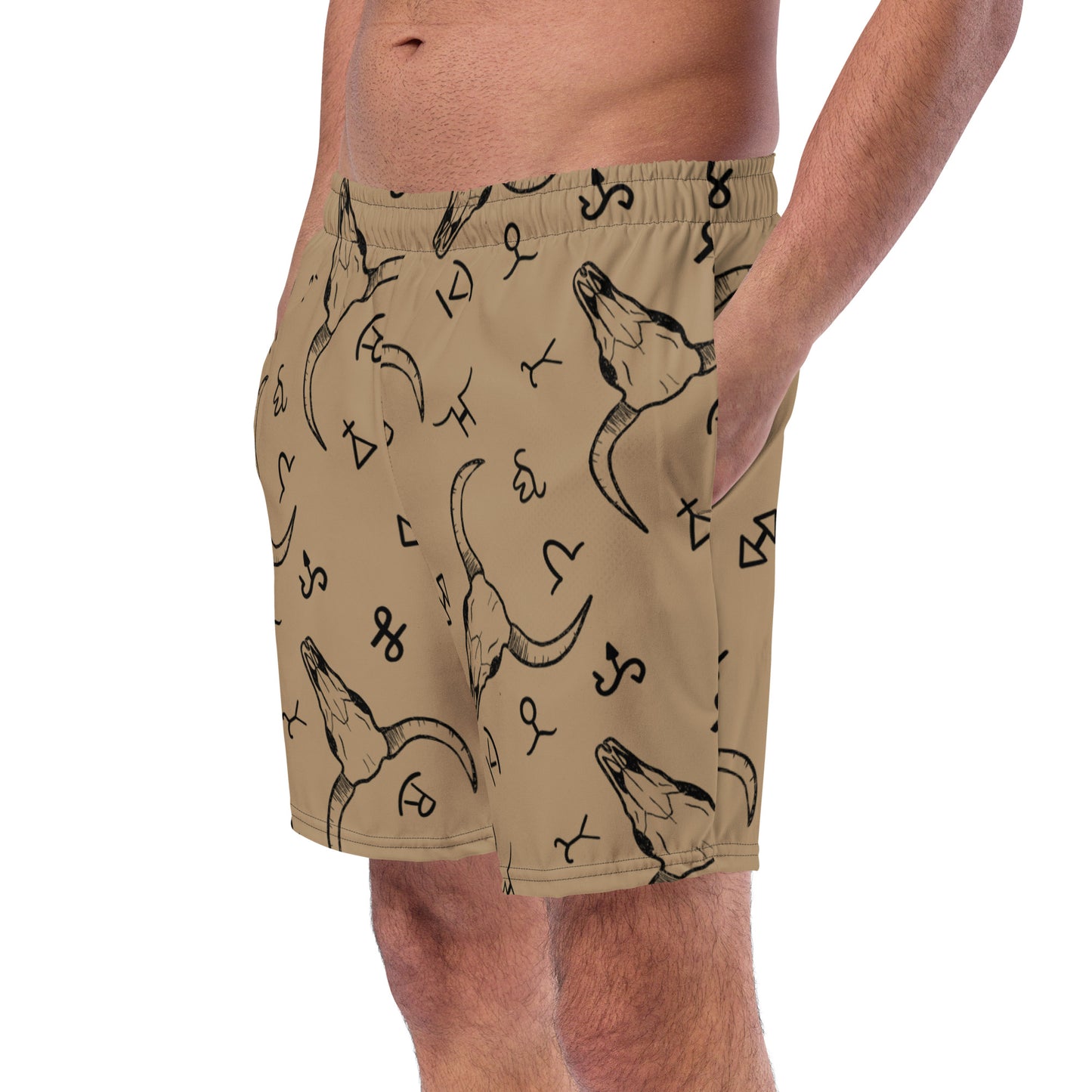 Brands and Skull Swim Trunks