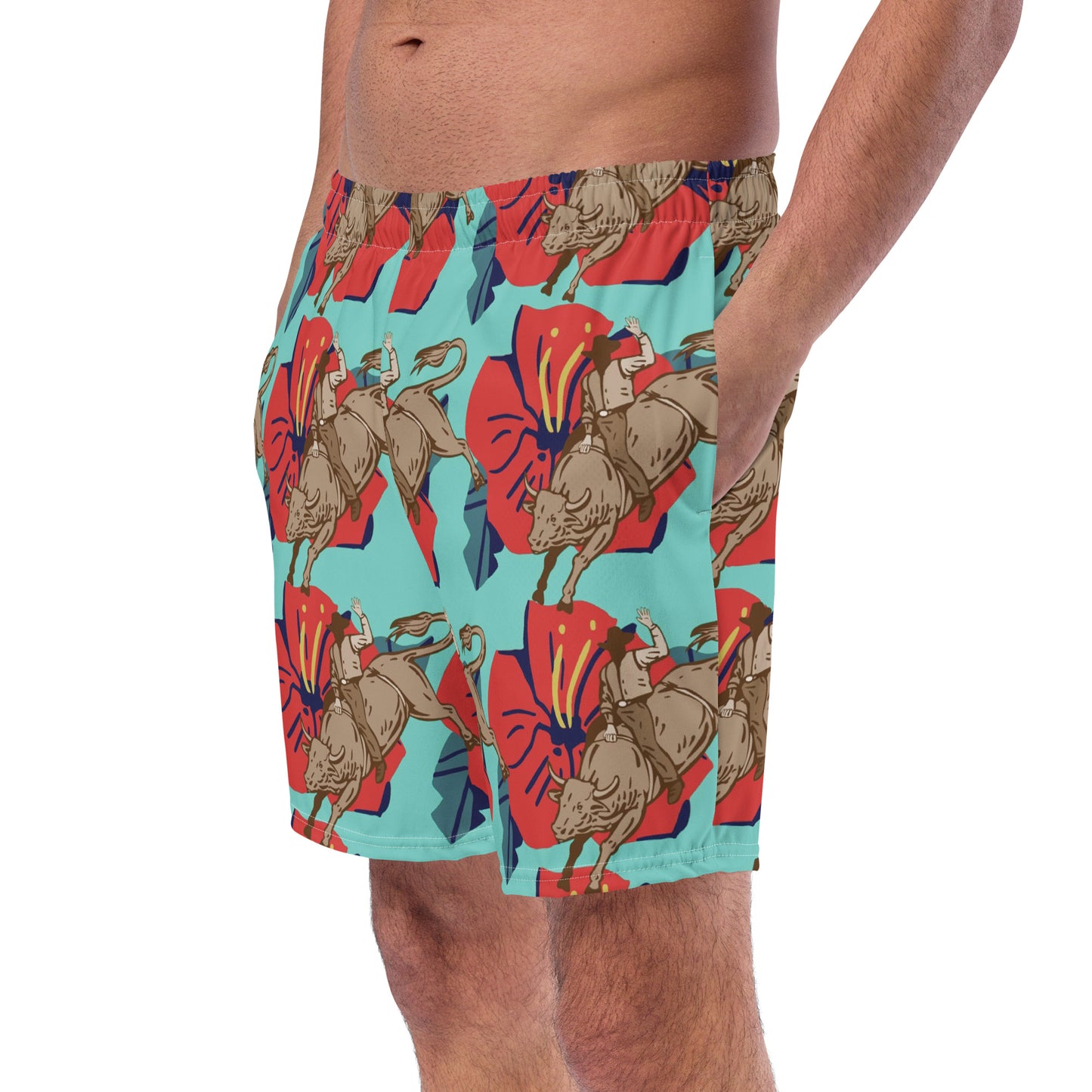 Aloha Bull Rider Swim Trunks