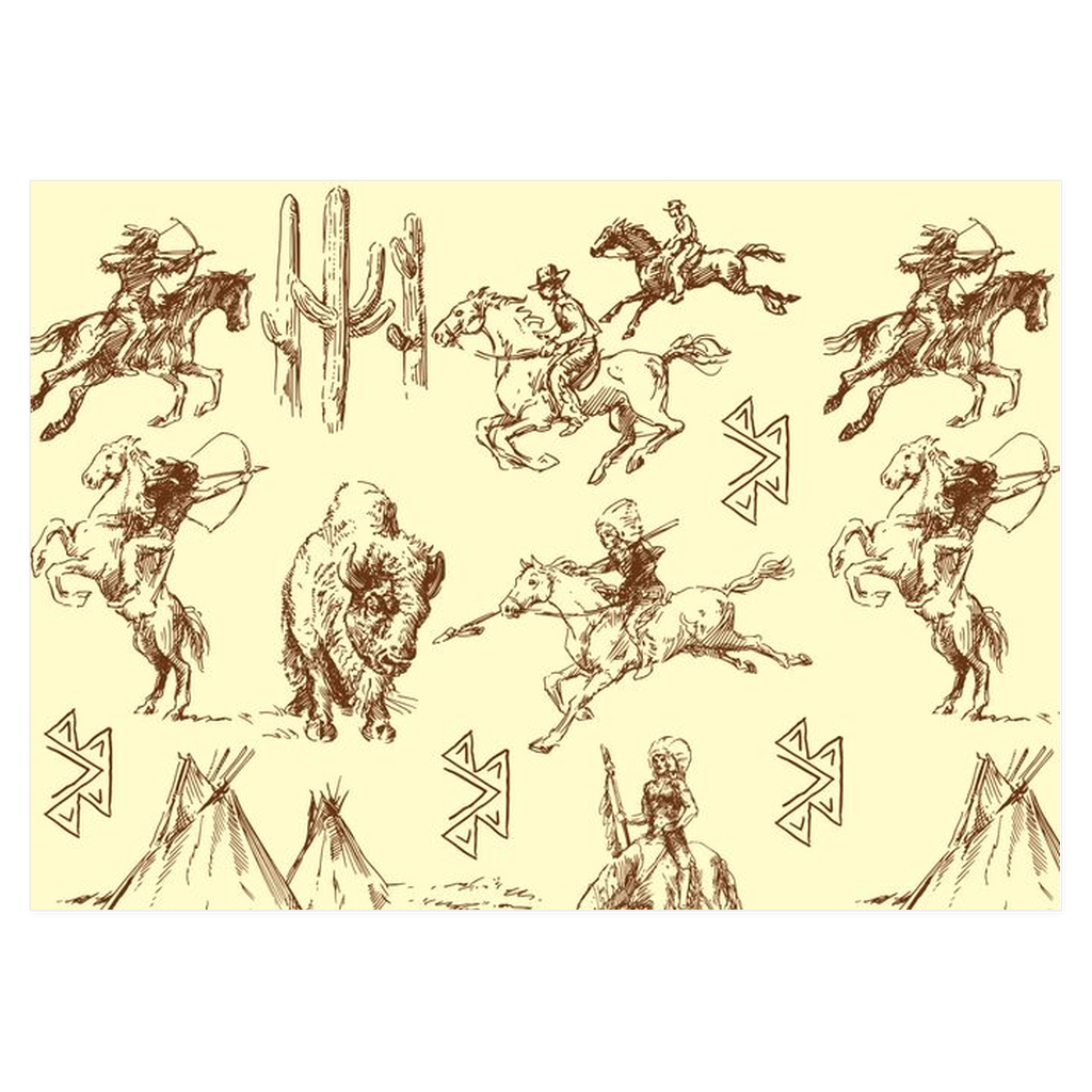 Wild West Wrapping Paper