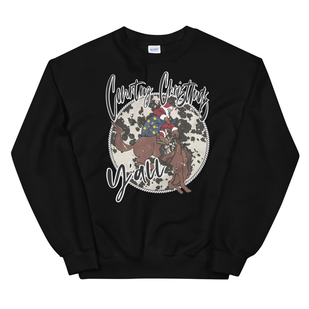 Country Christmas Y'all Unisex Sweatshirt