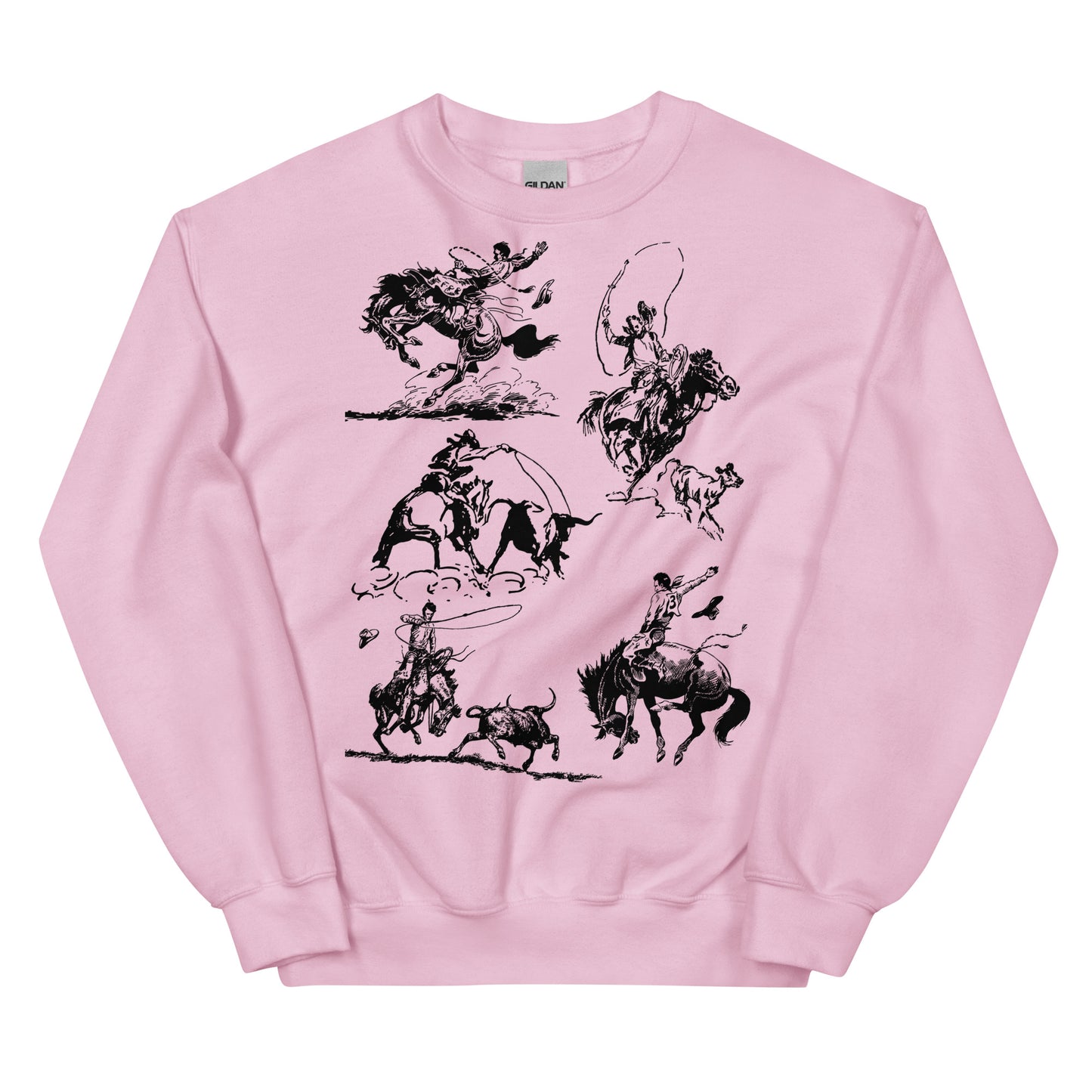 Wild West Silhouette Unisex Sweatshirt