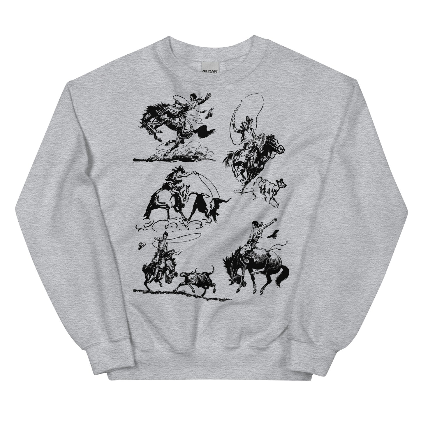 Wild West Silhouette Unisex Sweatshirt