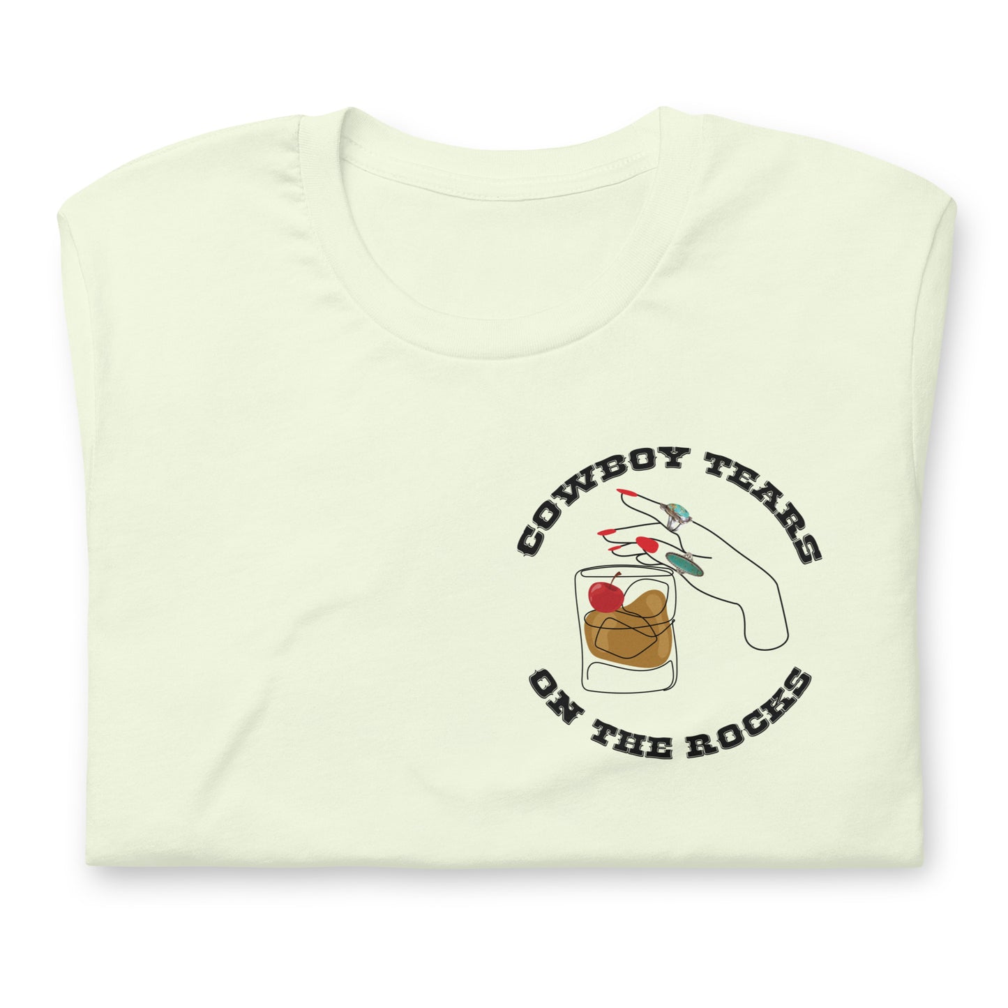 Cowboy Tears On the Rocks T-Shirt