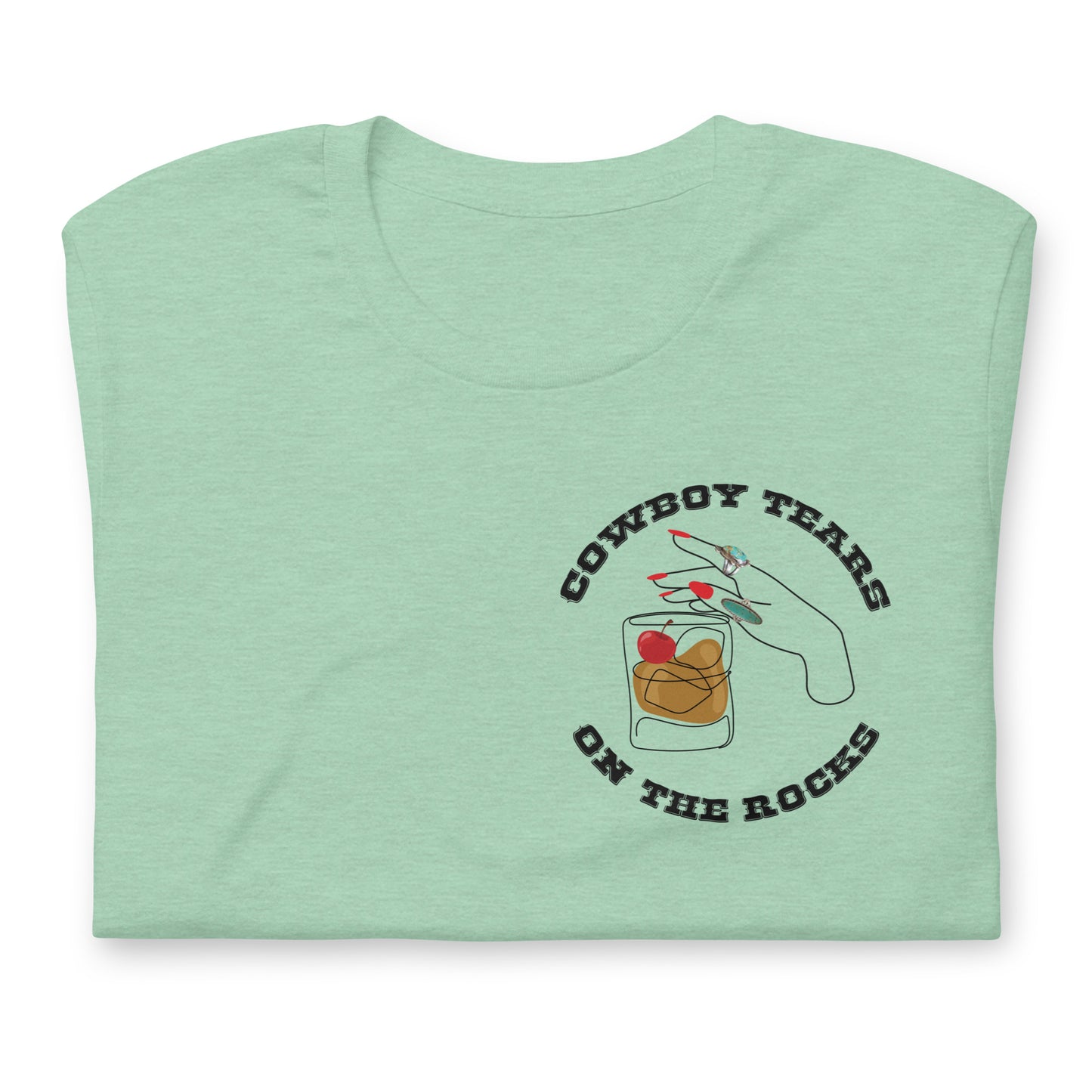 Cowboy Tears On the Rocks T-Shirt