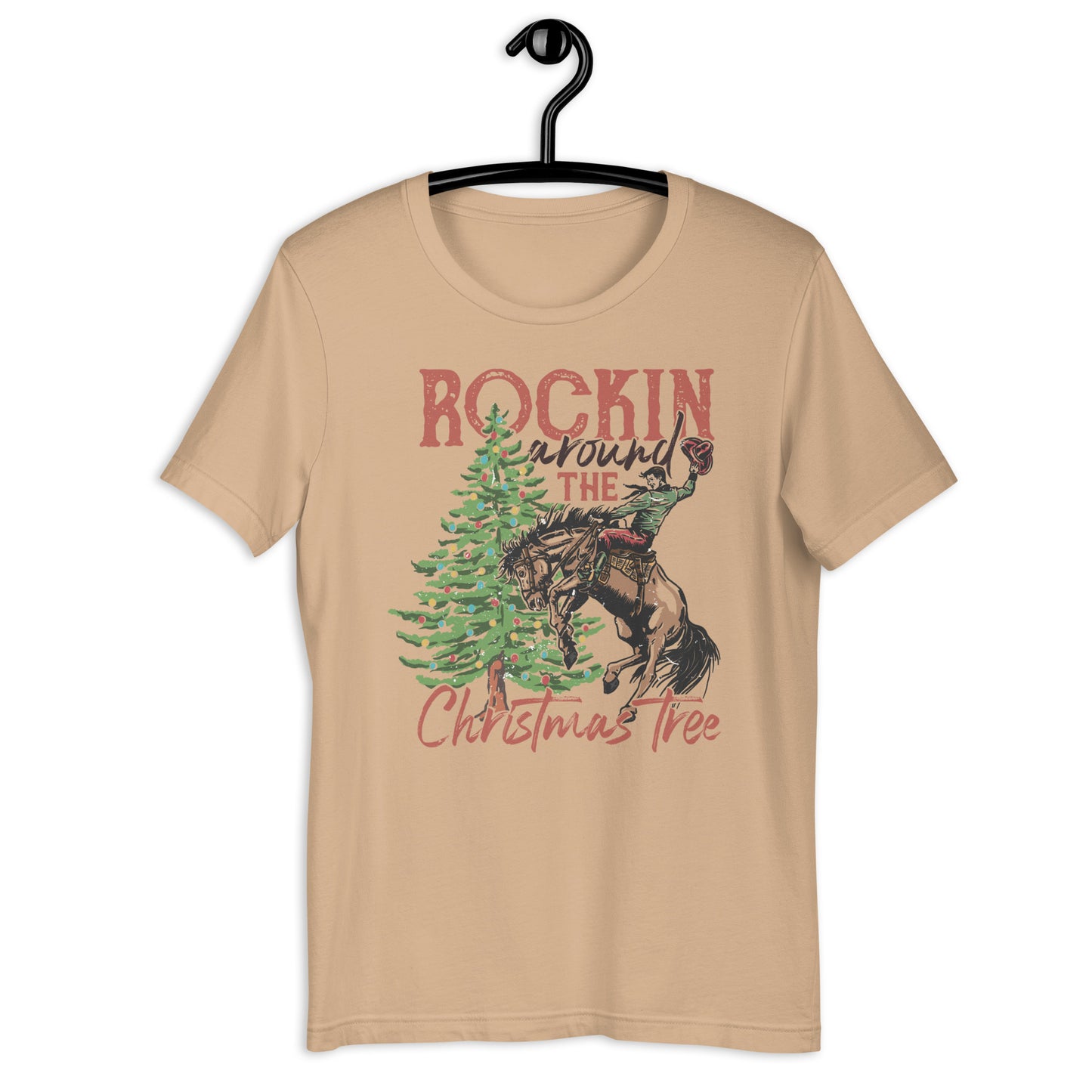 Rockin Around the Christmas Tree Unisex t-shirt