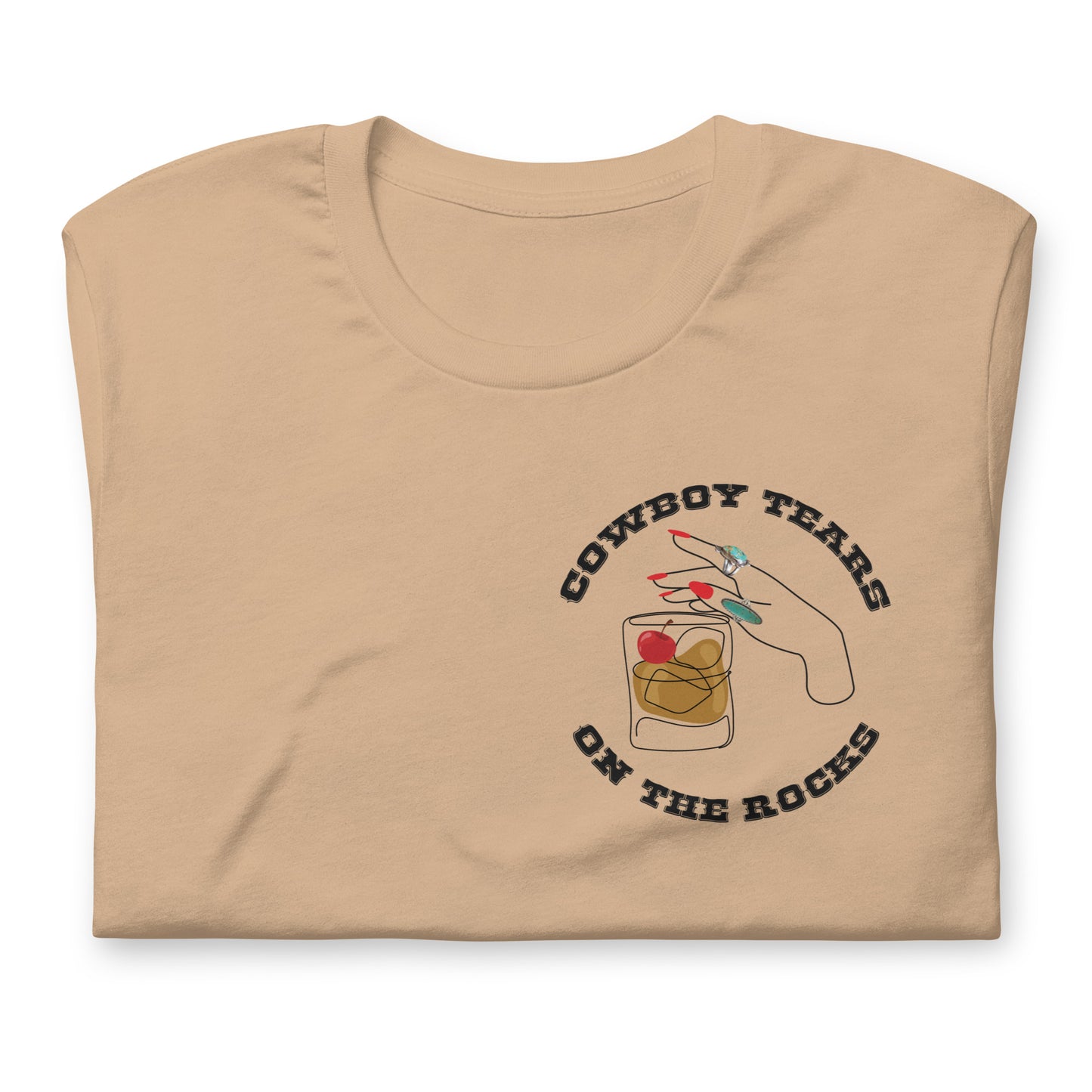 Cowboy Tears On the Rocks T-Shirt