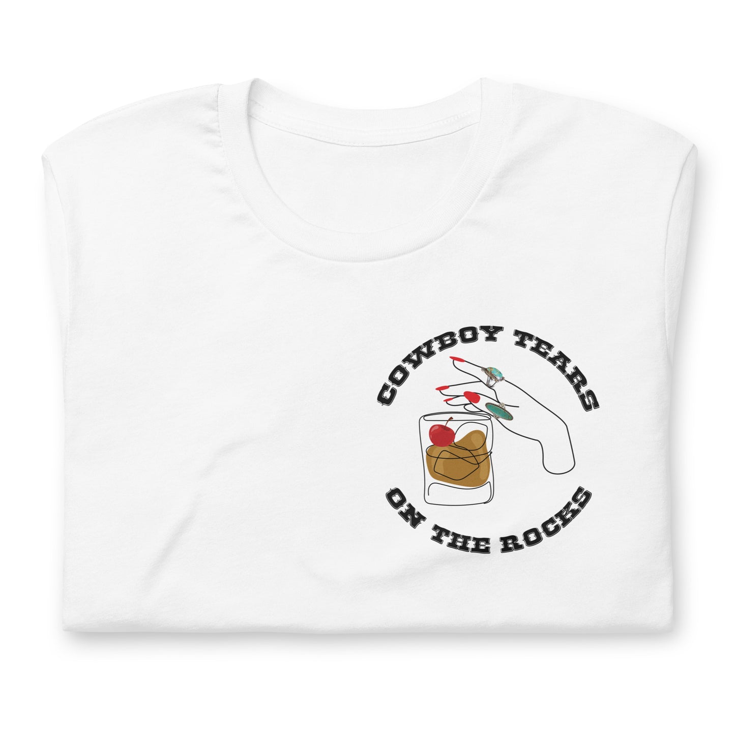 Cowboy Tears On the Rocks T-Shirt