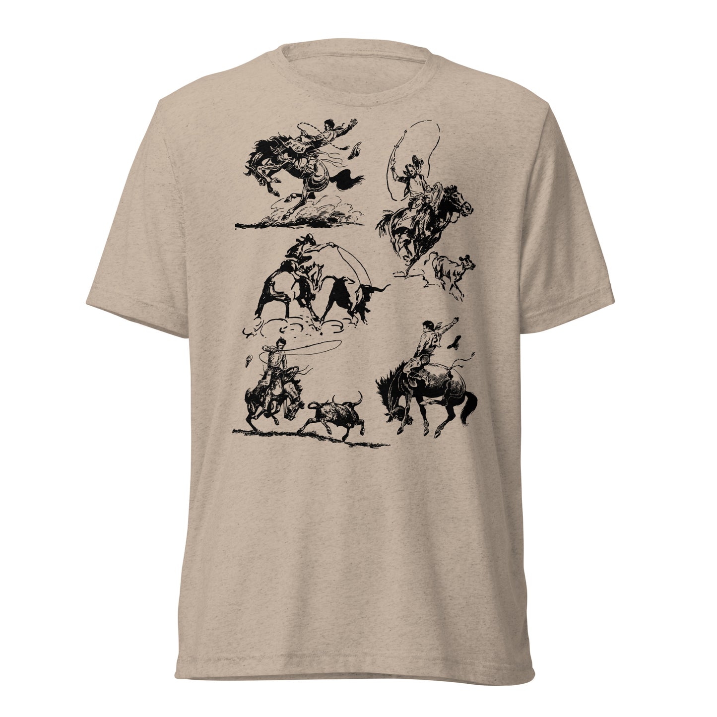 Wild West Silhouette Short sleeve t-shirt