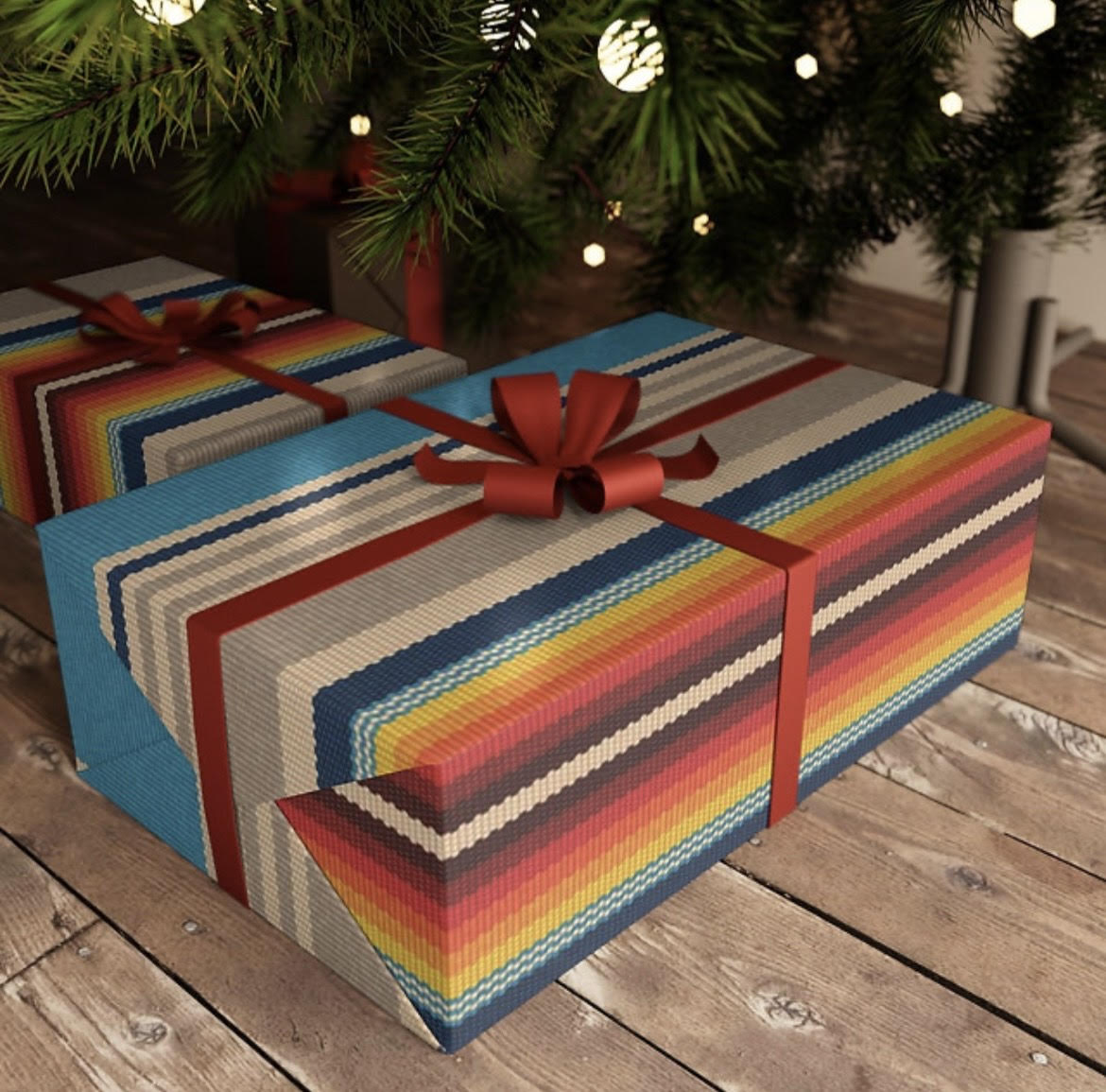 Blanket Serape Wrapping Paper