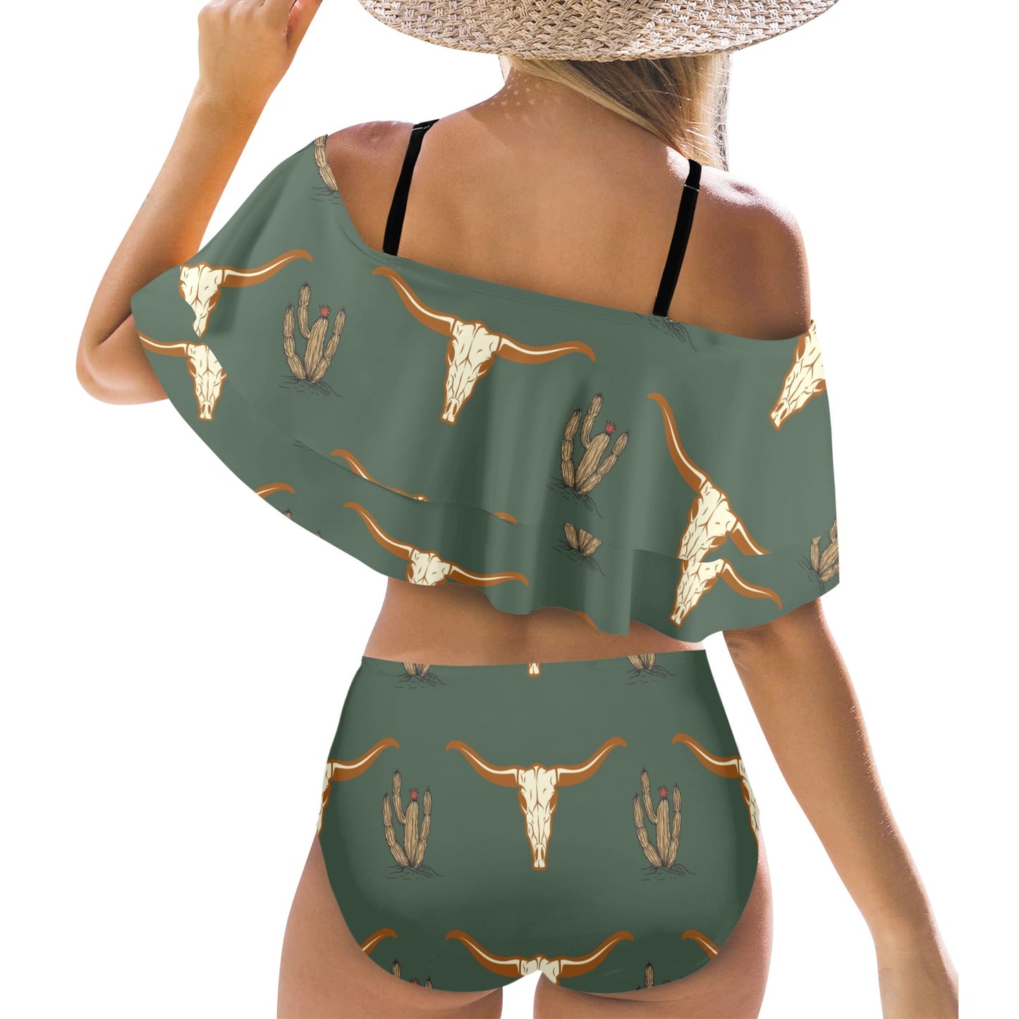 Longhorn Flounce Bikini