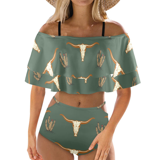 Longhorn Flounce Bikini